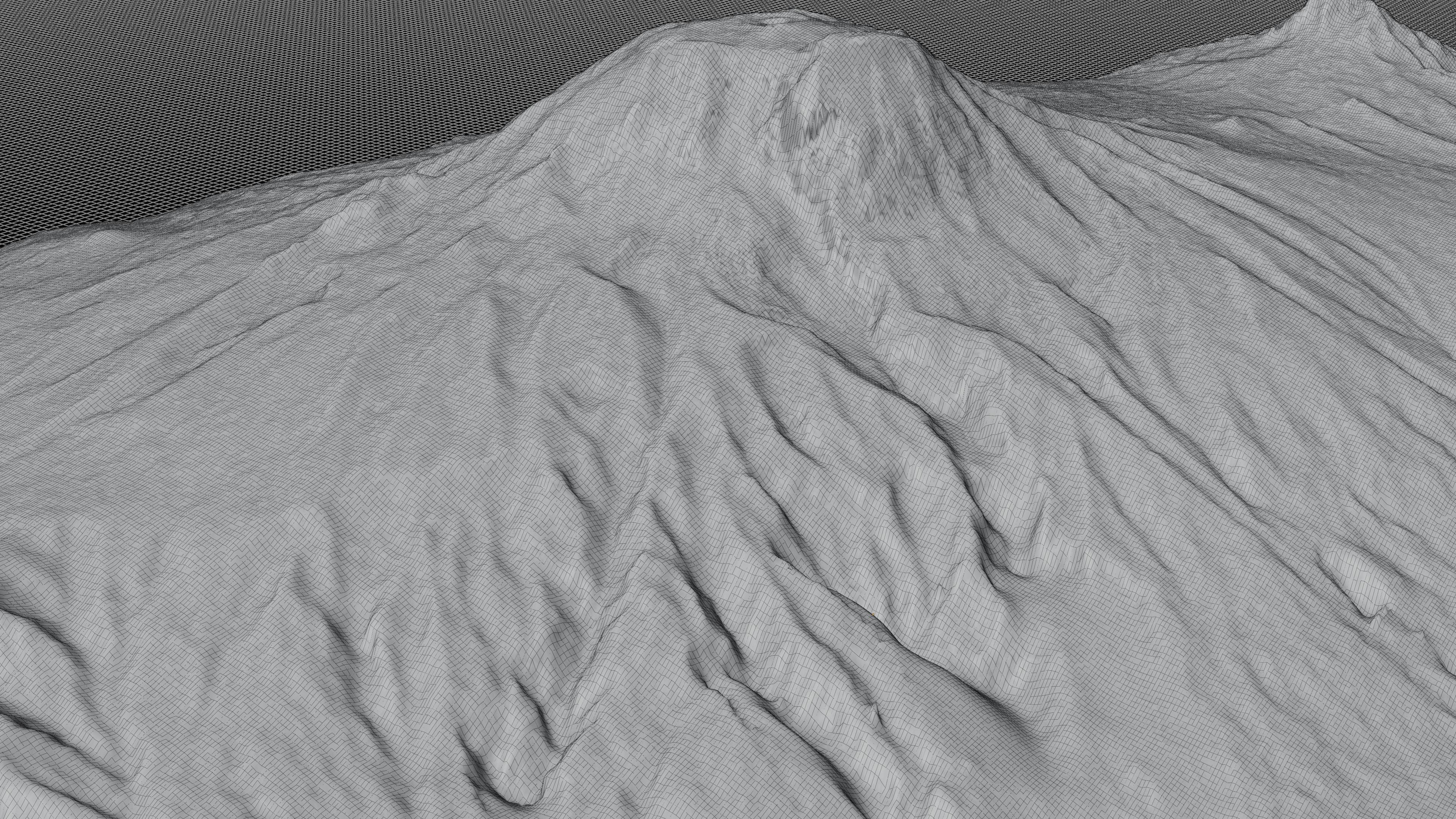Mount Kilimanjaro terrain 3d model 3D model_8