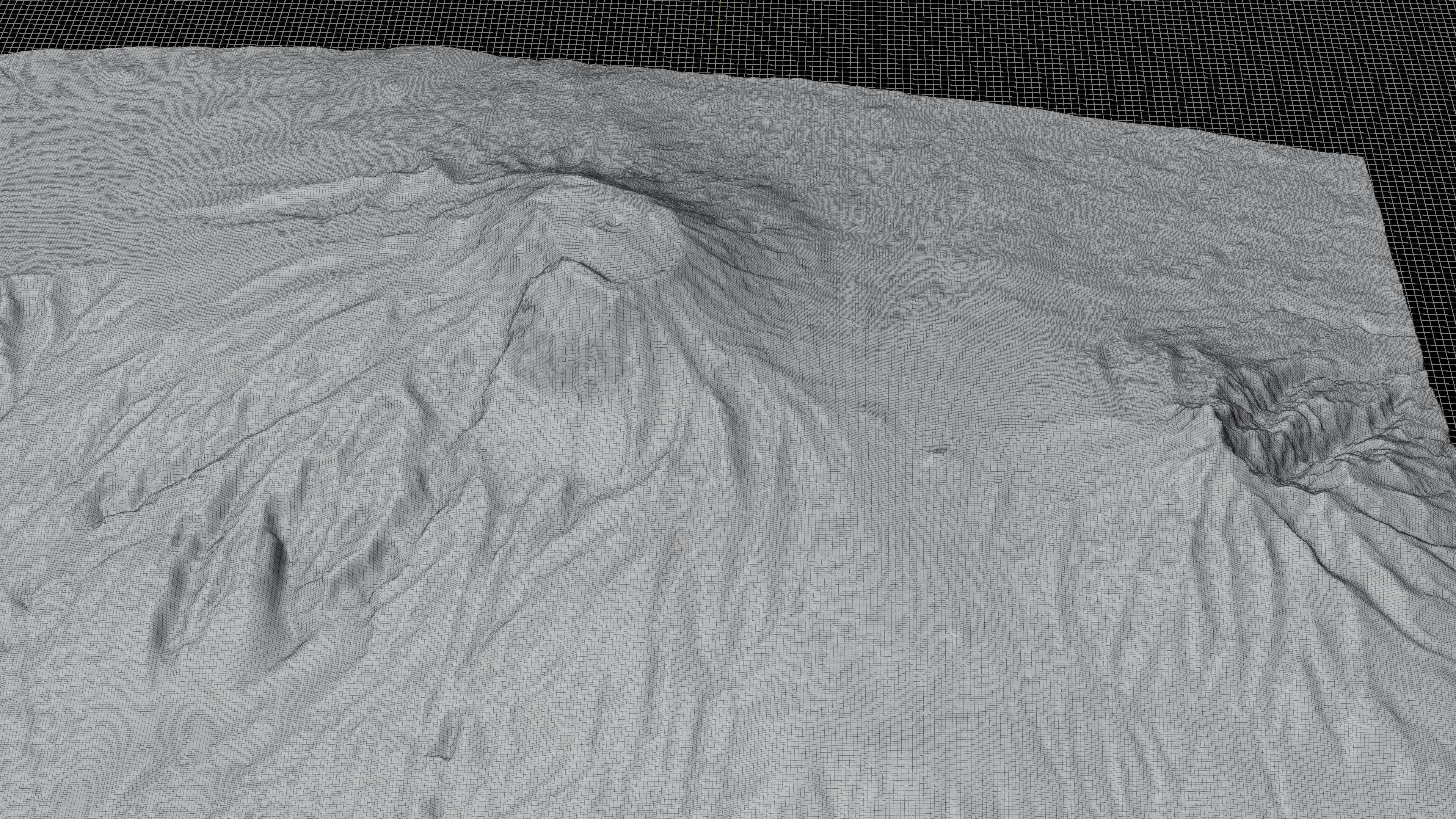 Mount Kilimanjaro terrain 3d model 3D model_7