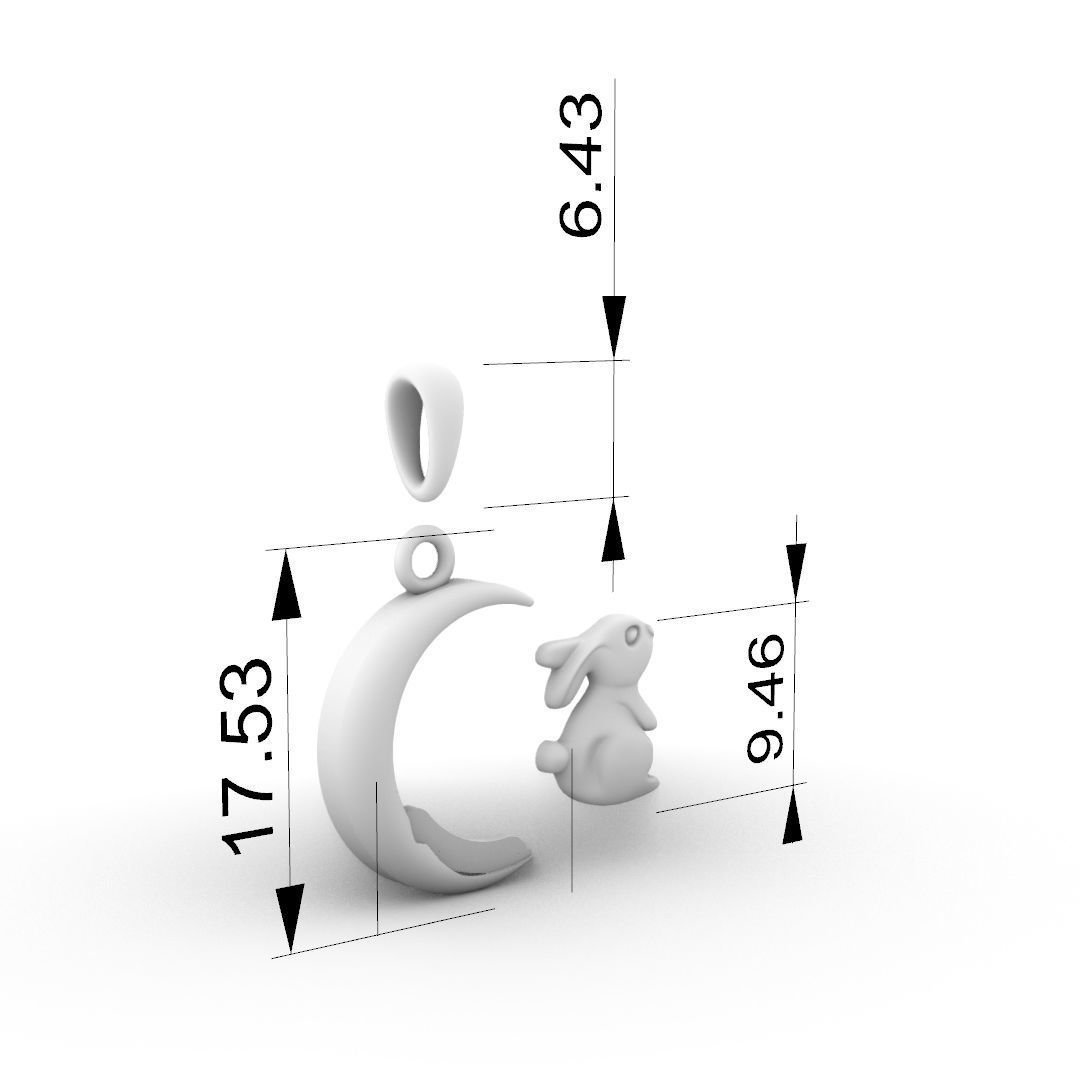 Pendant for easy printing 3D print model Free 3D print Free 3D print model_7