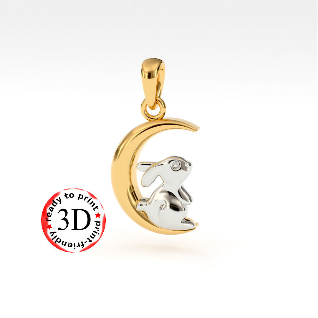 Pendant for easy printing 3D print model Free 3D print Free 3D print model_4