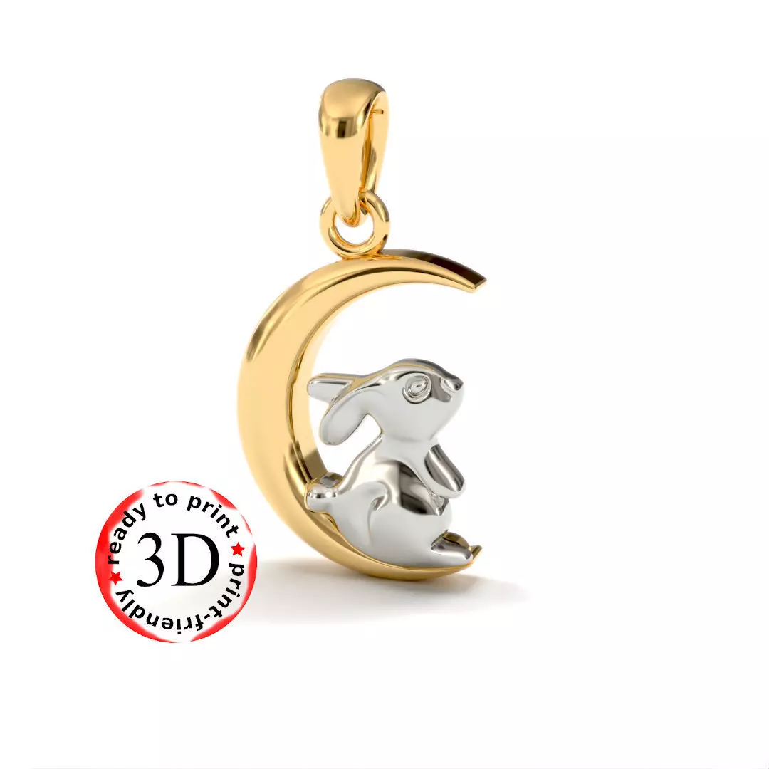 Pendant for easy printing 3D print model Free 3D print Free 3D print model_0