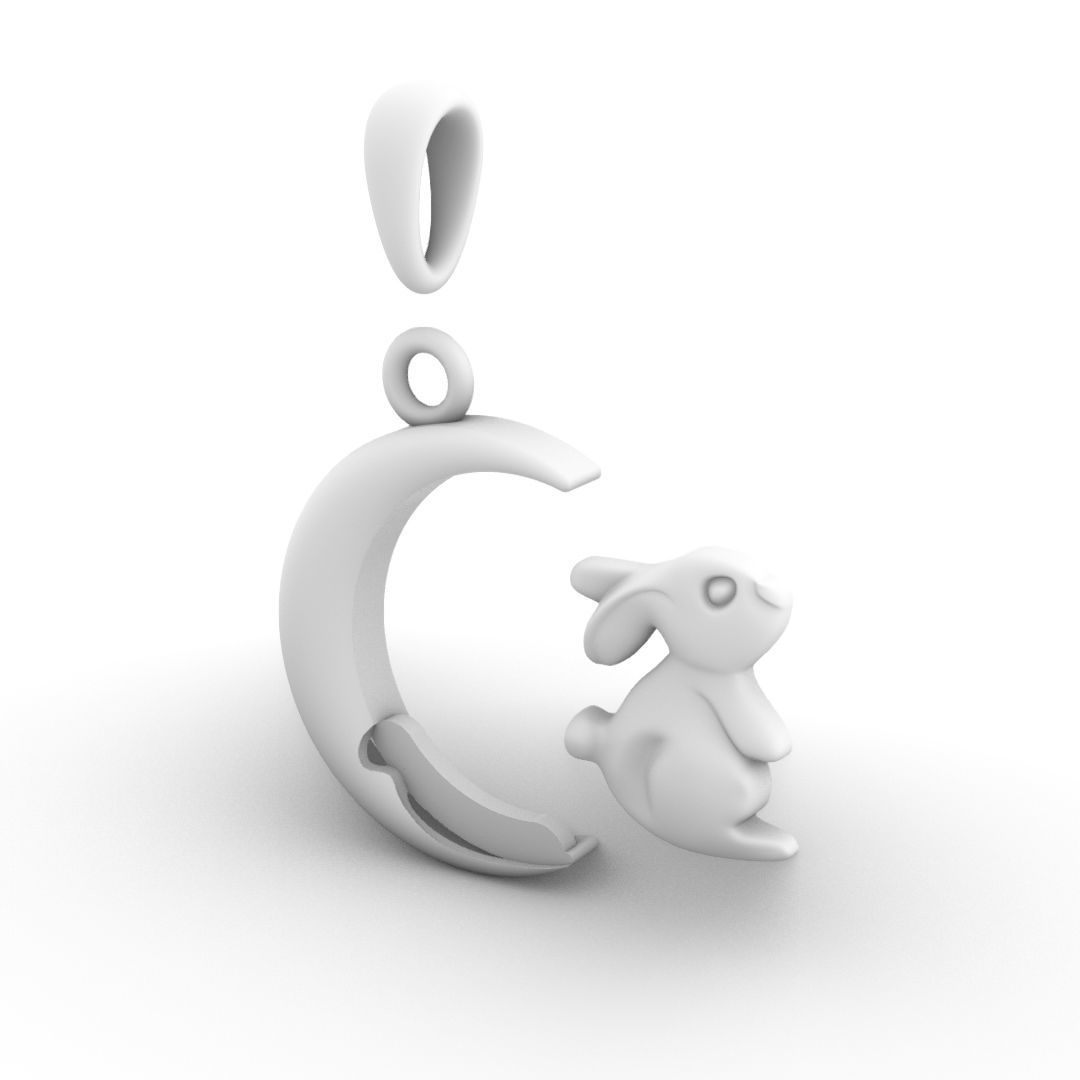 Pendant for easy printing 3D print model Free 3D print Free 3D print model_5