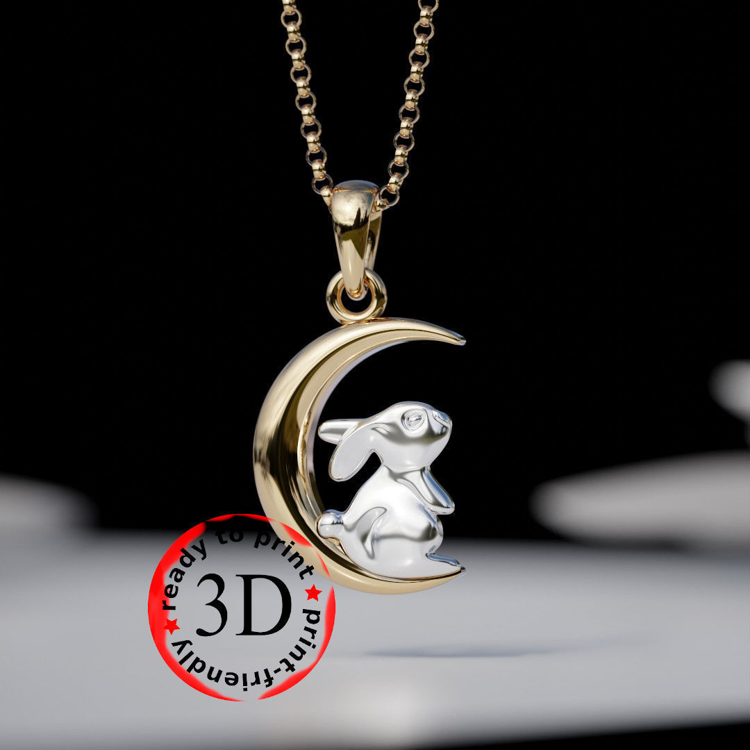 Pendant for easy printing 3D print model Free 3D print Free 3D print model_1