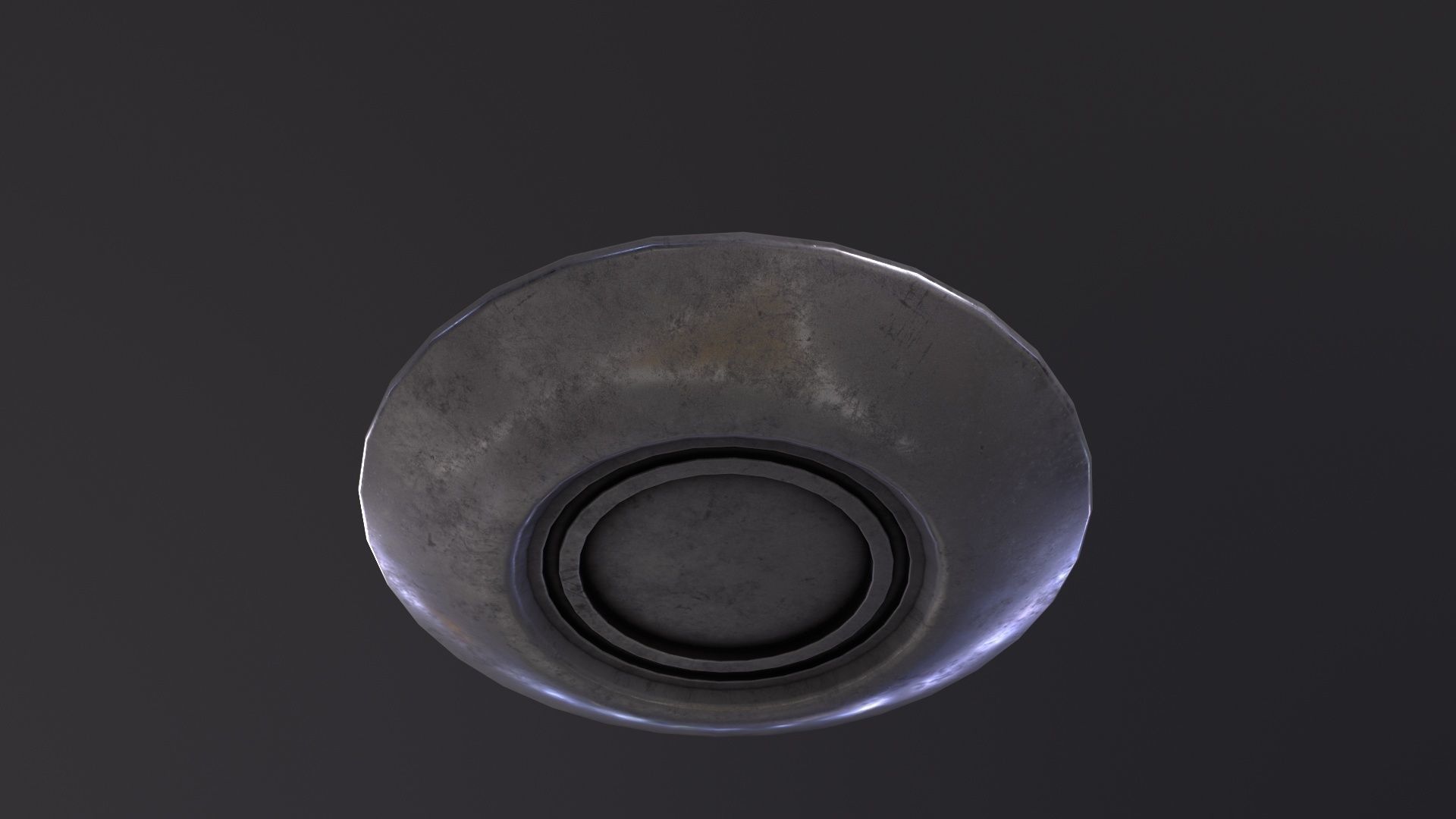 Flying Saucer 3D Model Low-poly 3D model_4