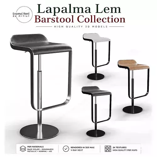 Lapalma Lem Barstool Collection