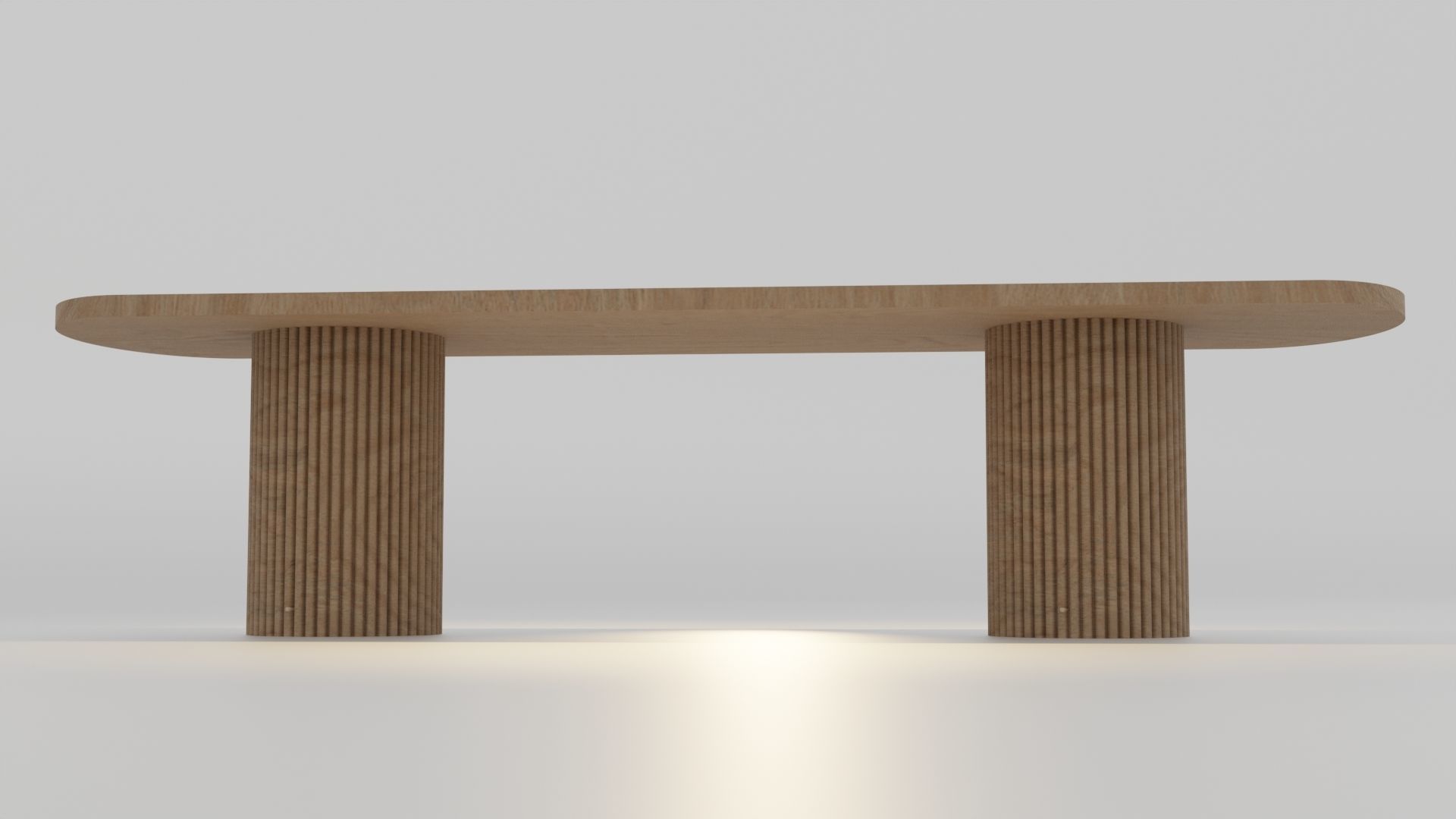 Long Table 3D model_4