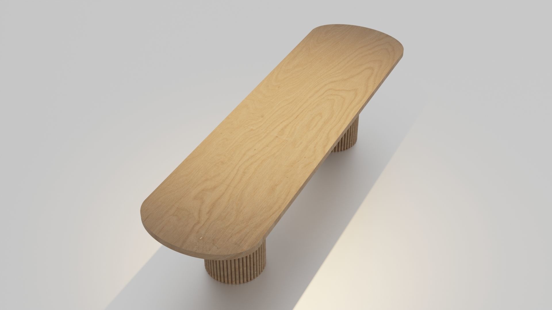 Long Table 3D model_2