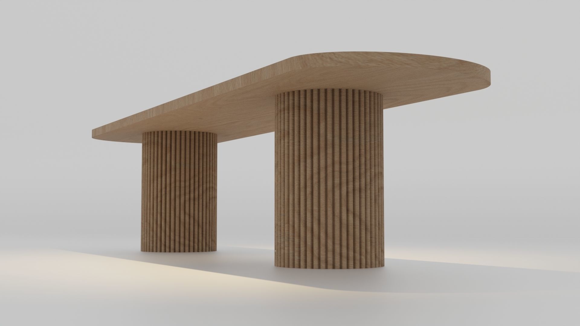 Long Table 3D model_3