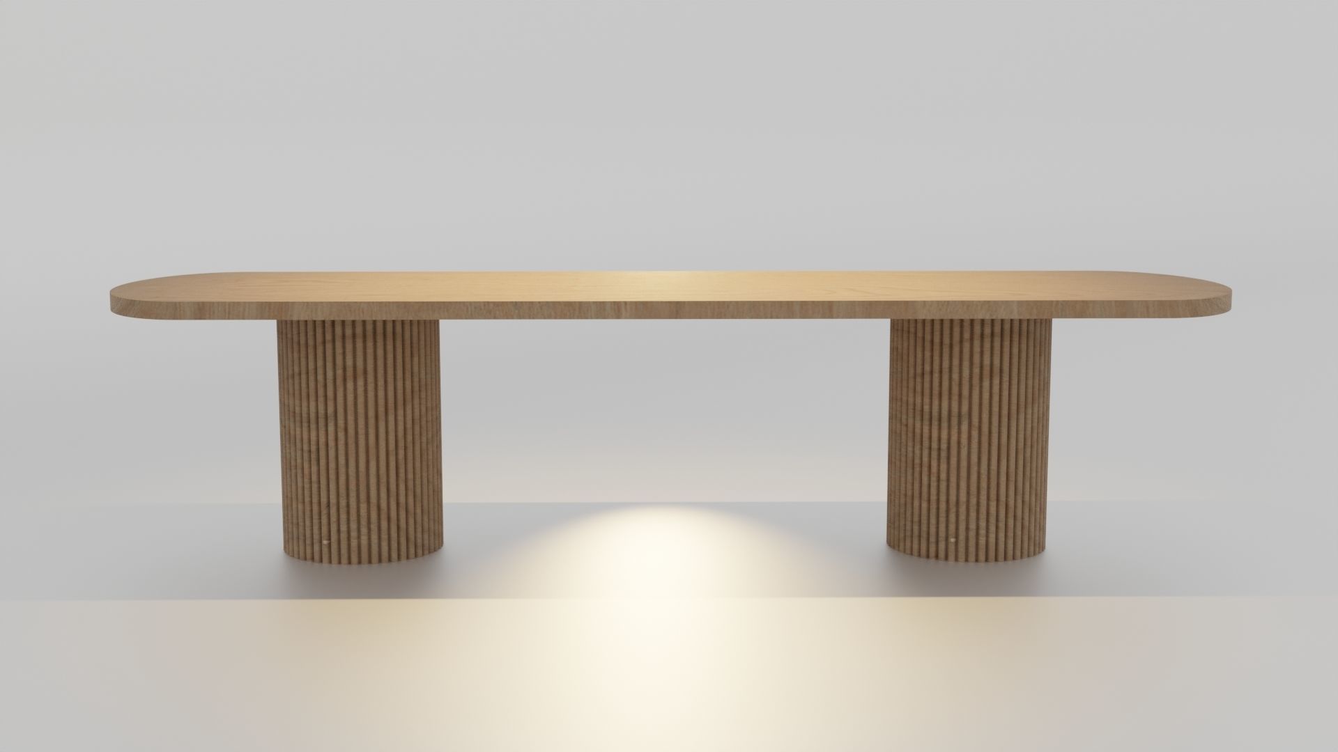 Long Table 3D model_1