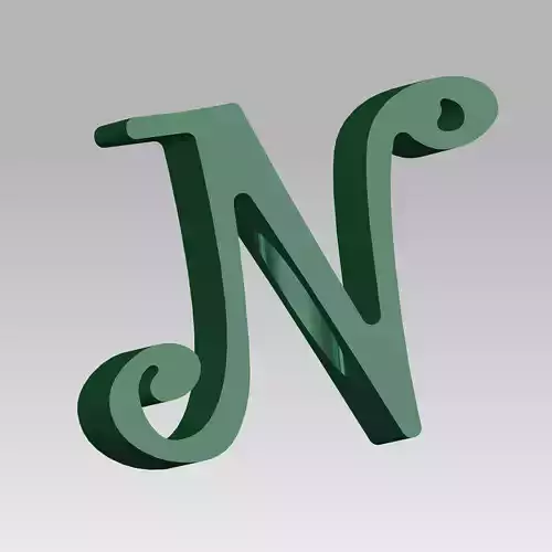 3D Printable Straw Topper N 3D print model
