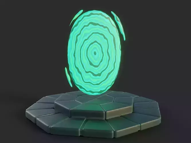 Cartoon Portal 5 3D model