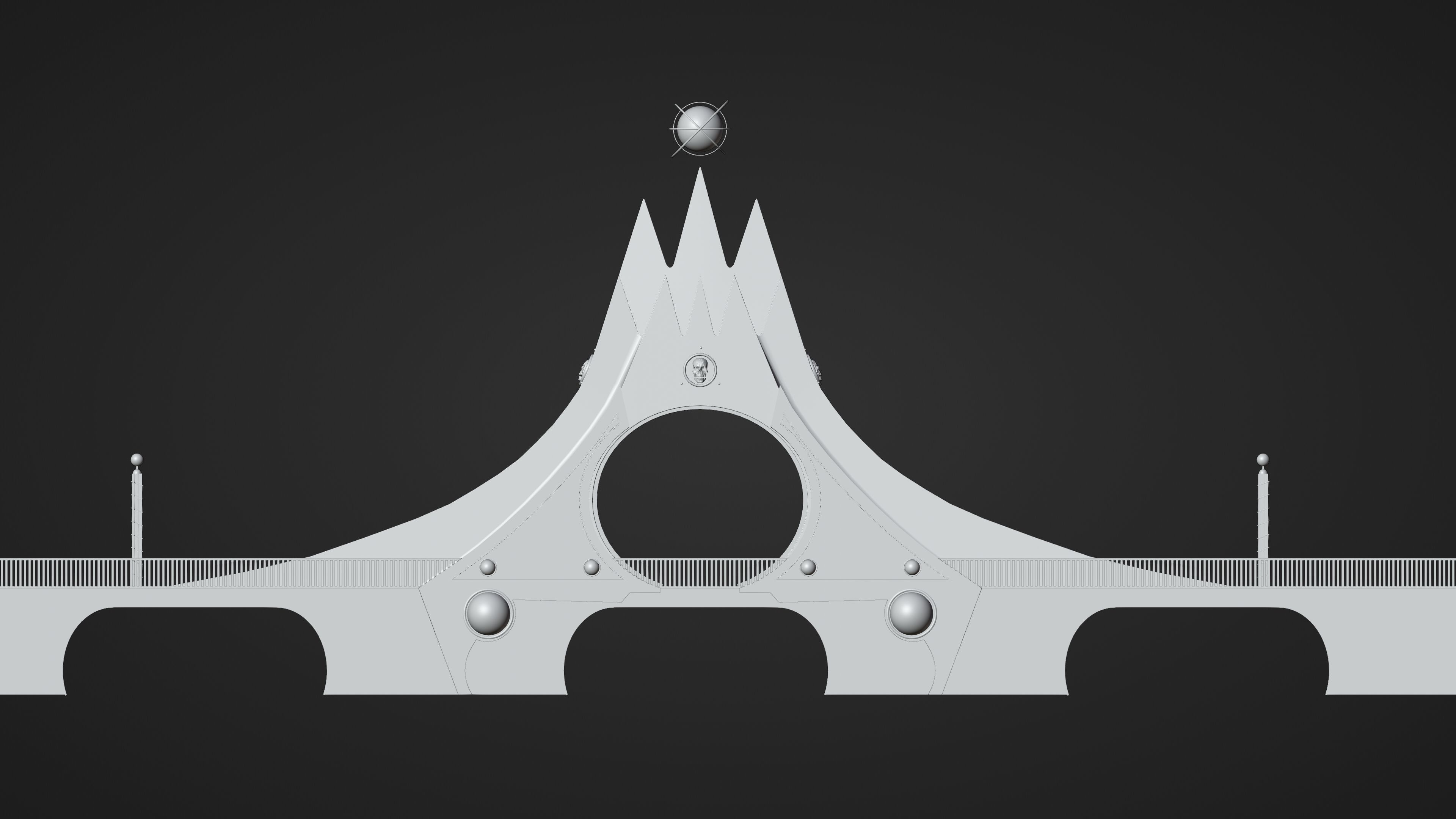 Mountain Bridge 3D model_9