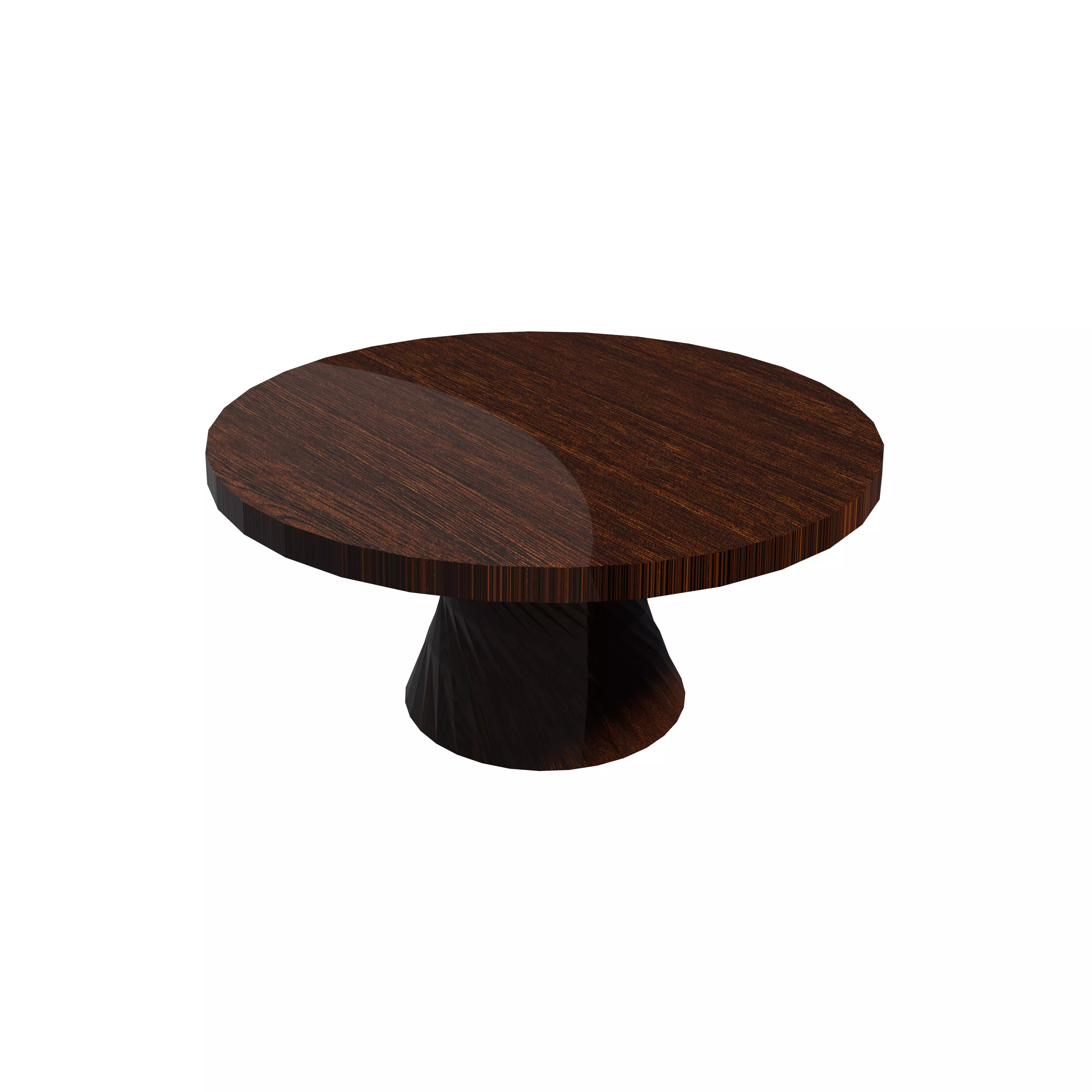 Simple Wood Table  3D model_0