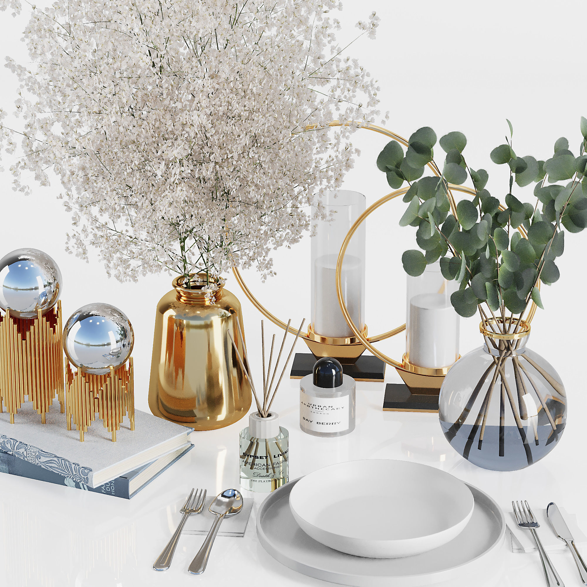 Table Setting V2 3D model_1