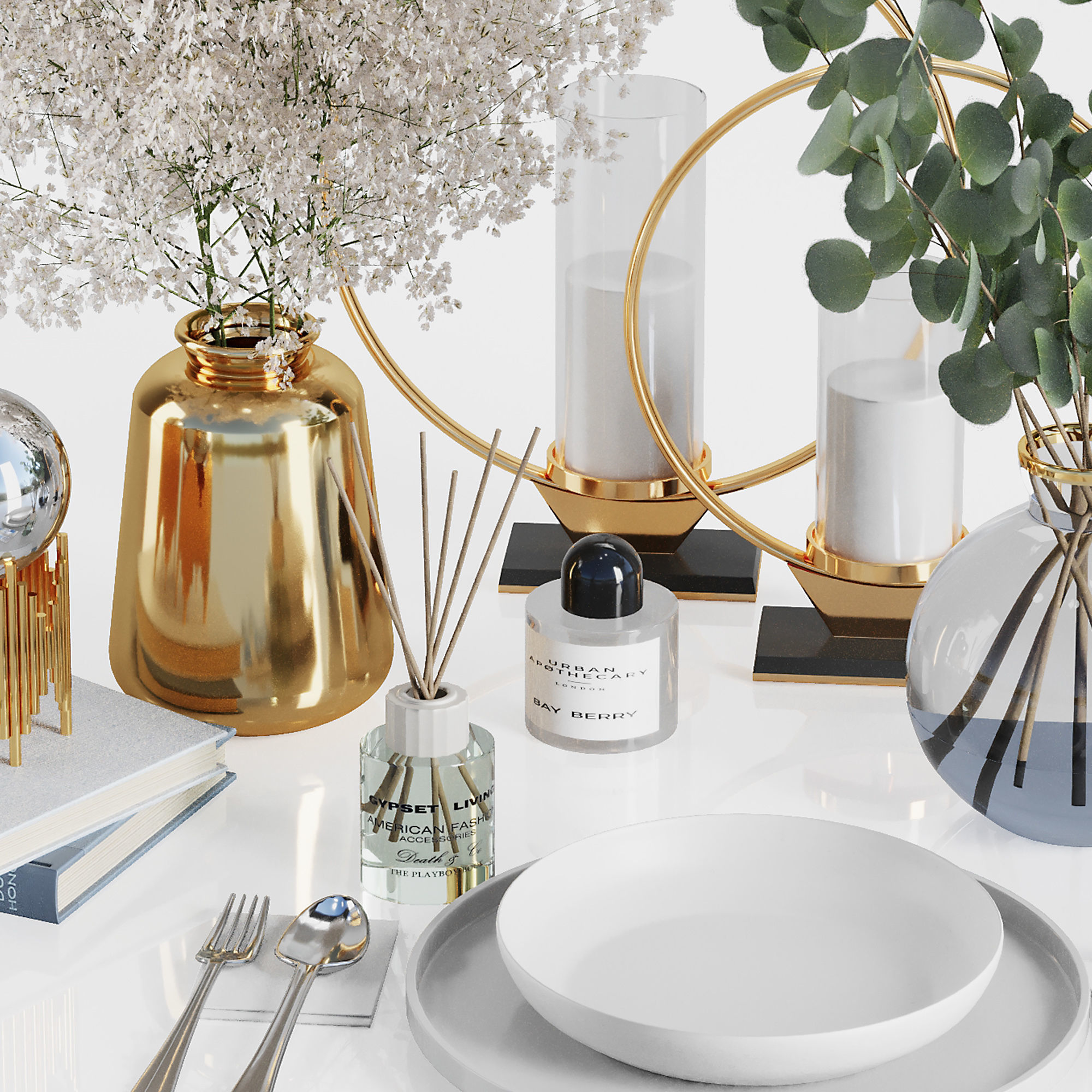 Table Setting V2 3D model_4