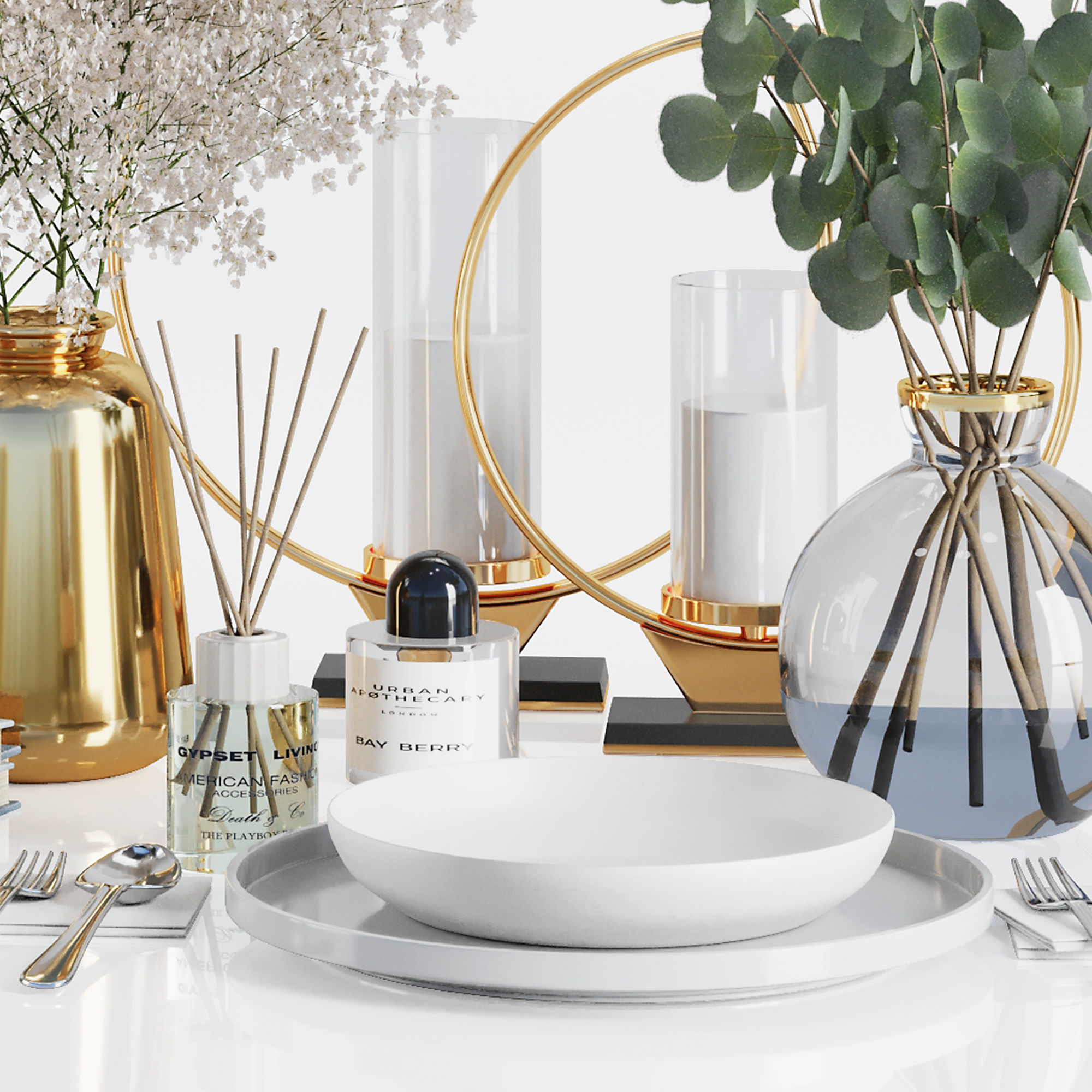 Table Setting V2 3D model_5