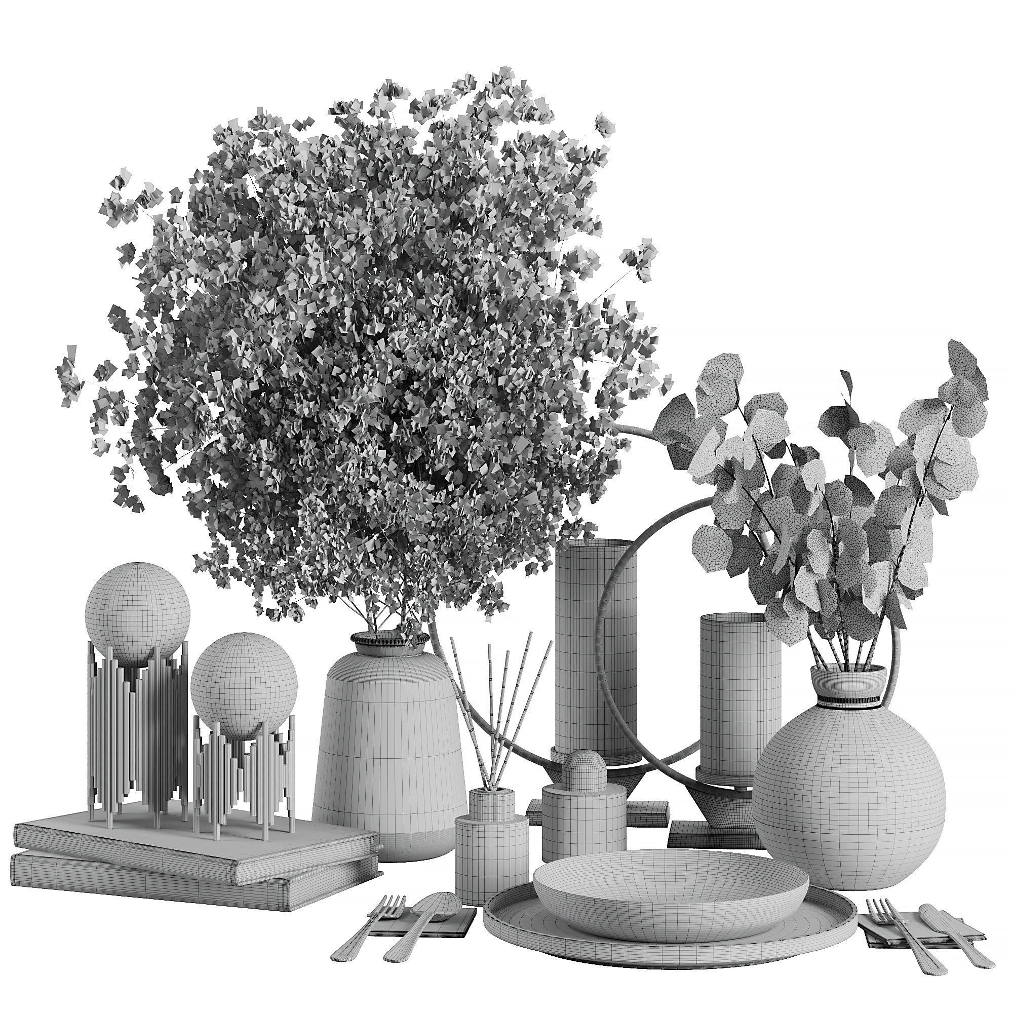 Table Setting V2 3D model_6