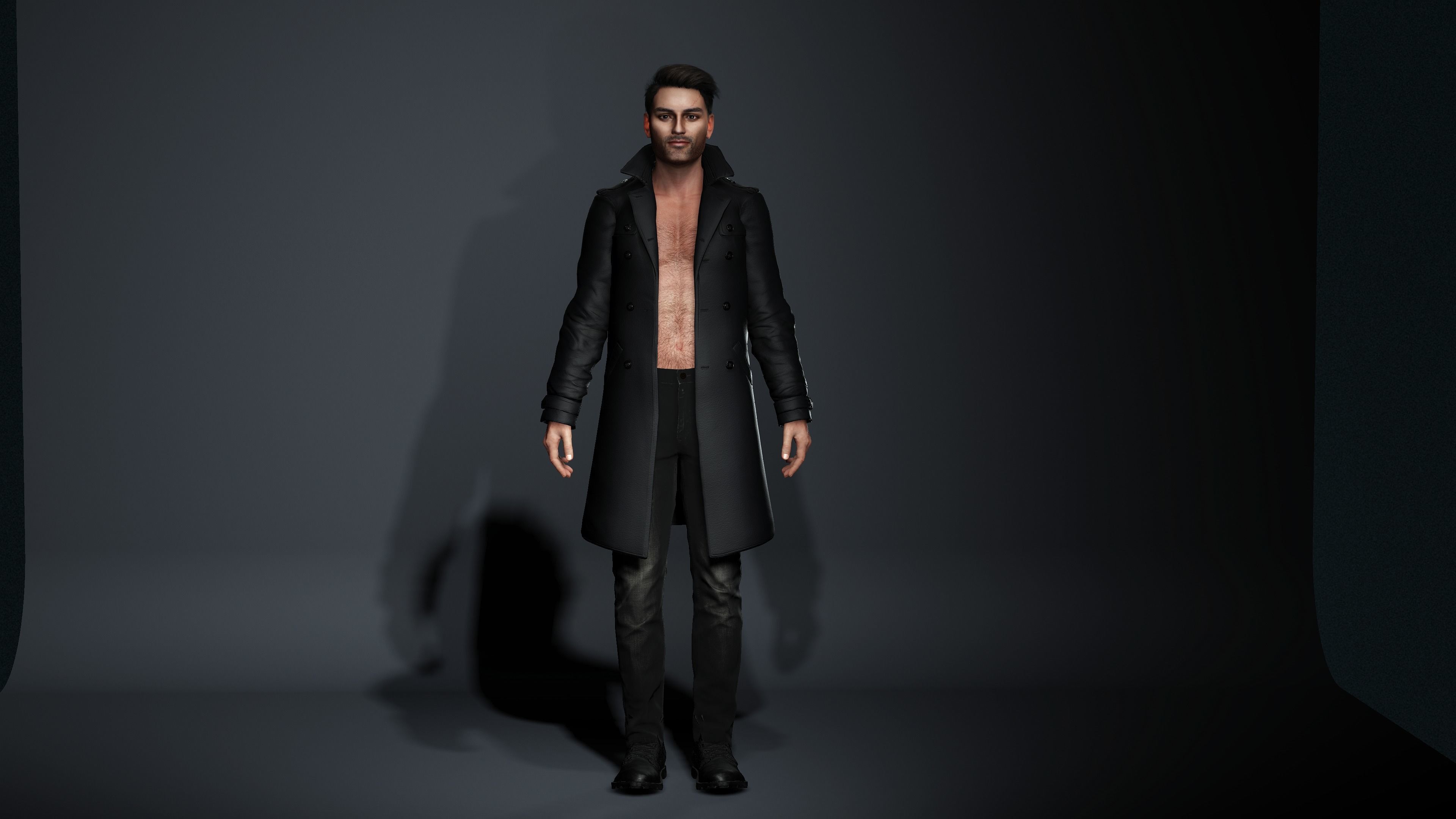 Alejandro-Male Character Low-poly 3D model_2