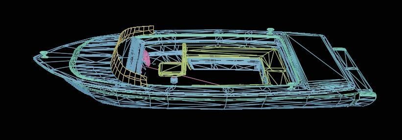 Super Boat  Low-poly 3D model_15