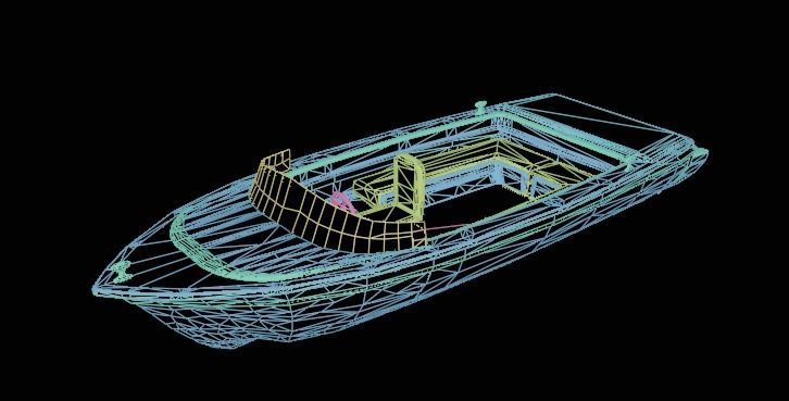 Super Boat  Low-poly 3D model_14