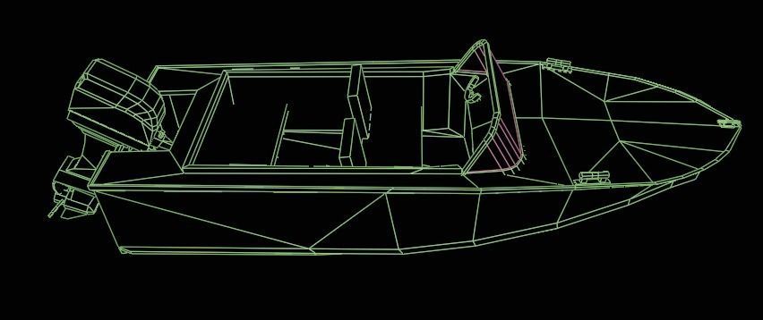 SpeedBoat  Low-poly 3D model_13