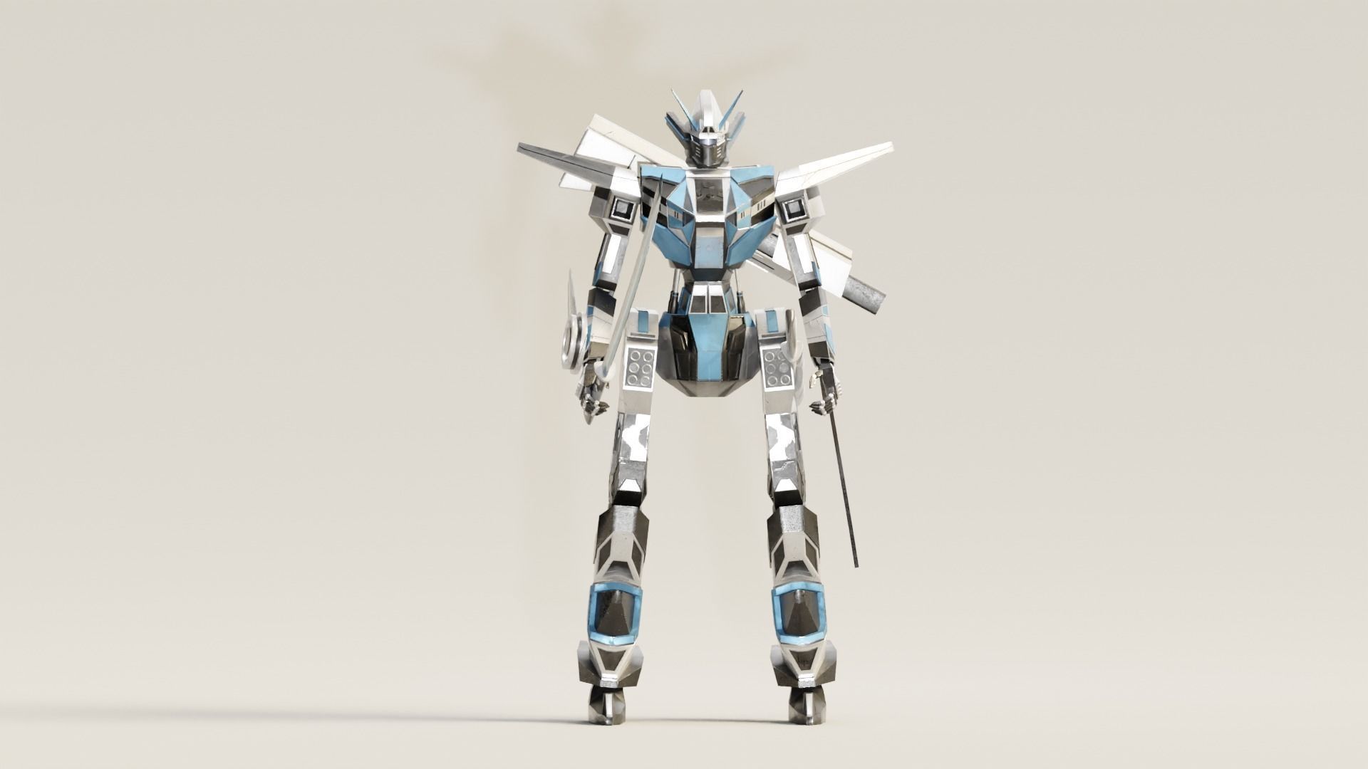 Mecha Riven 3D model_5