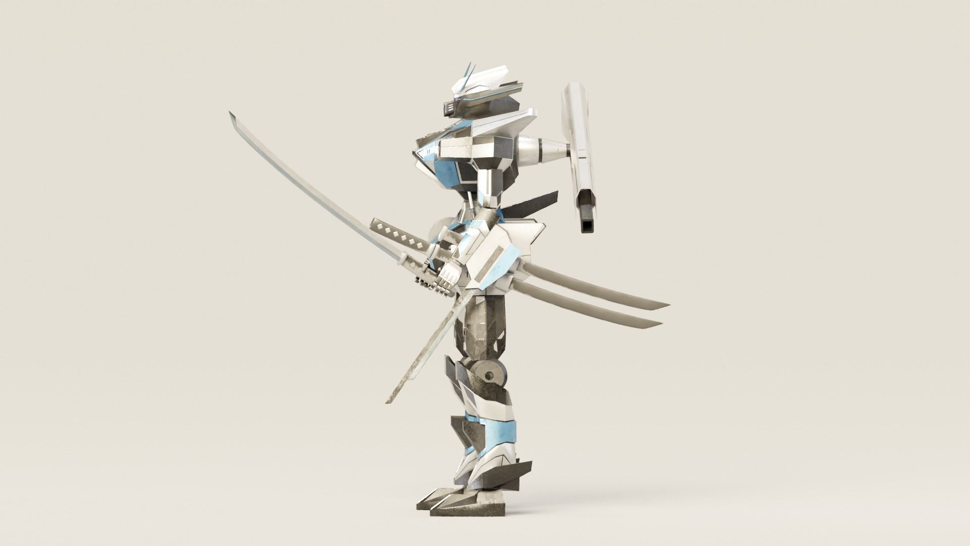 Mecha Riven 3D model_4