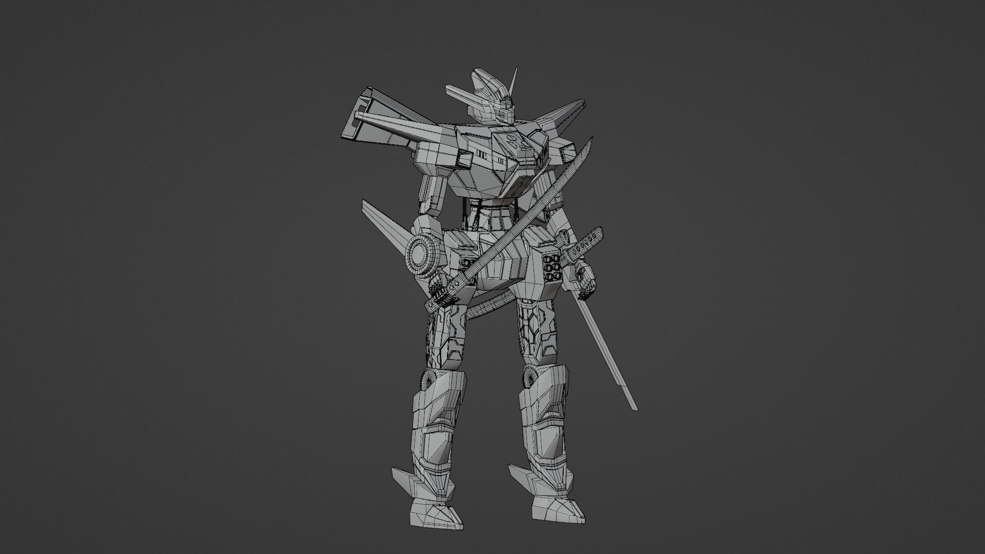 Mecha Riven 3D model_12