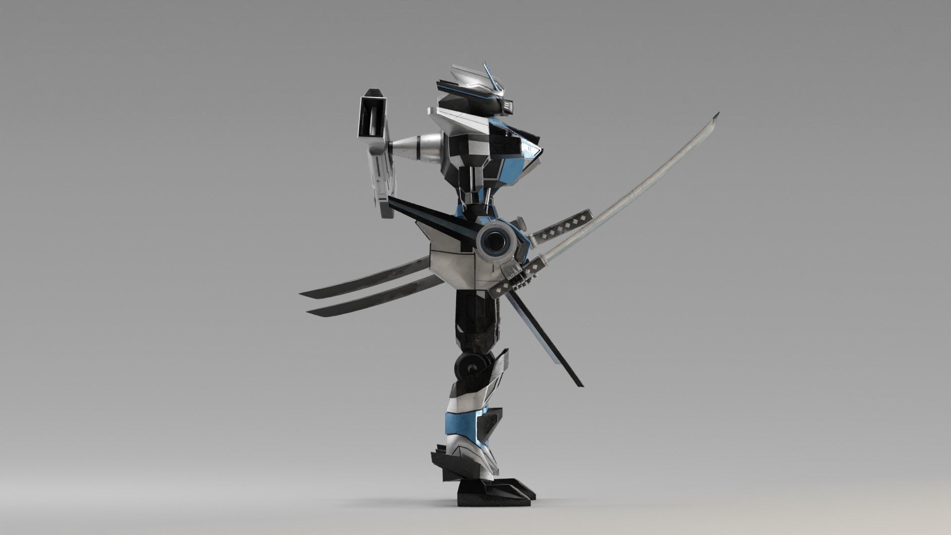 Mecha Riven 3D model_8