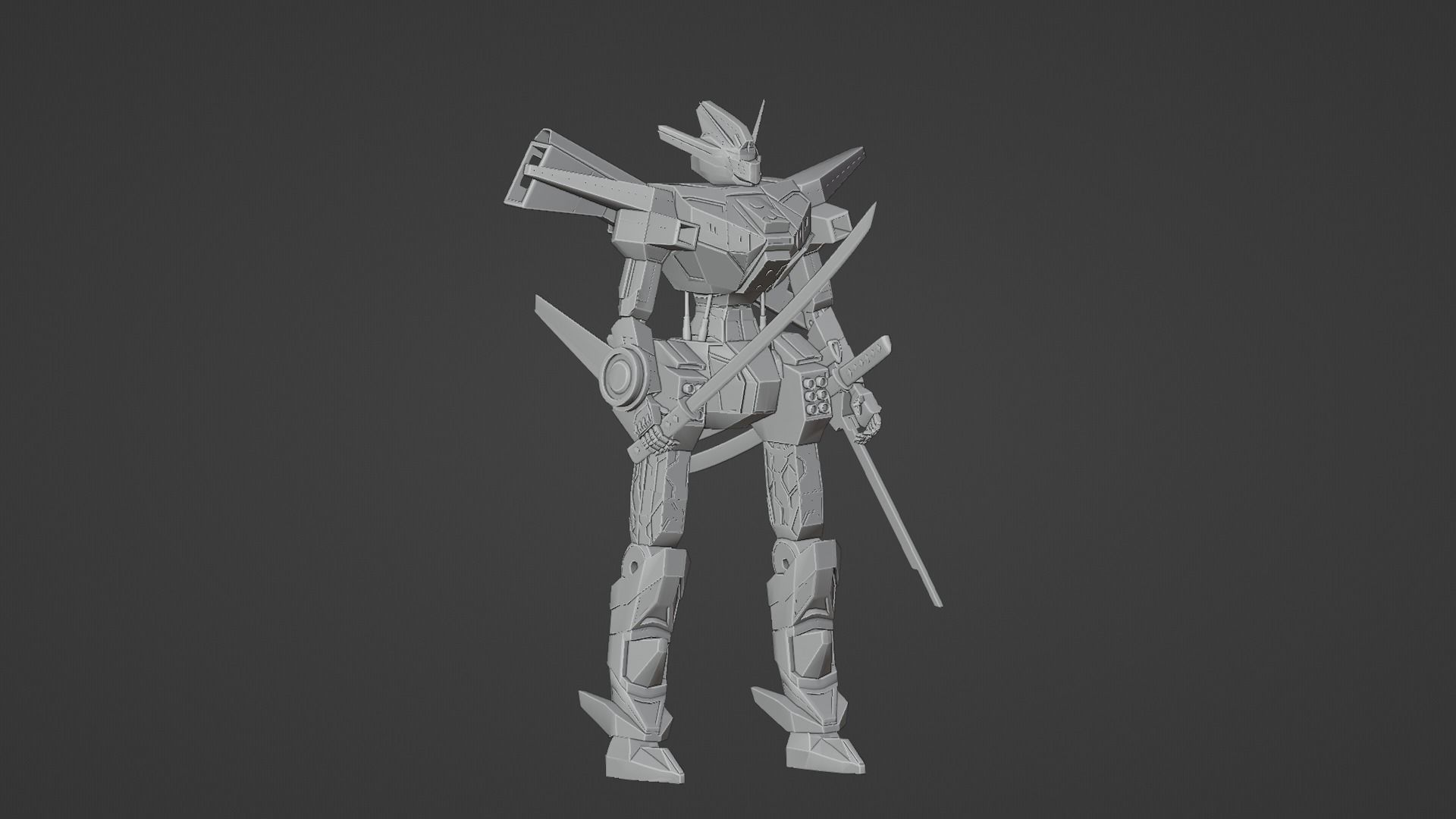 Mecha Riven 3D model_10
