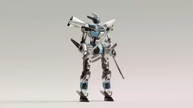 Mecha Riven 3D model