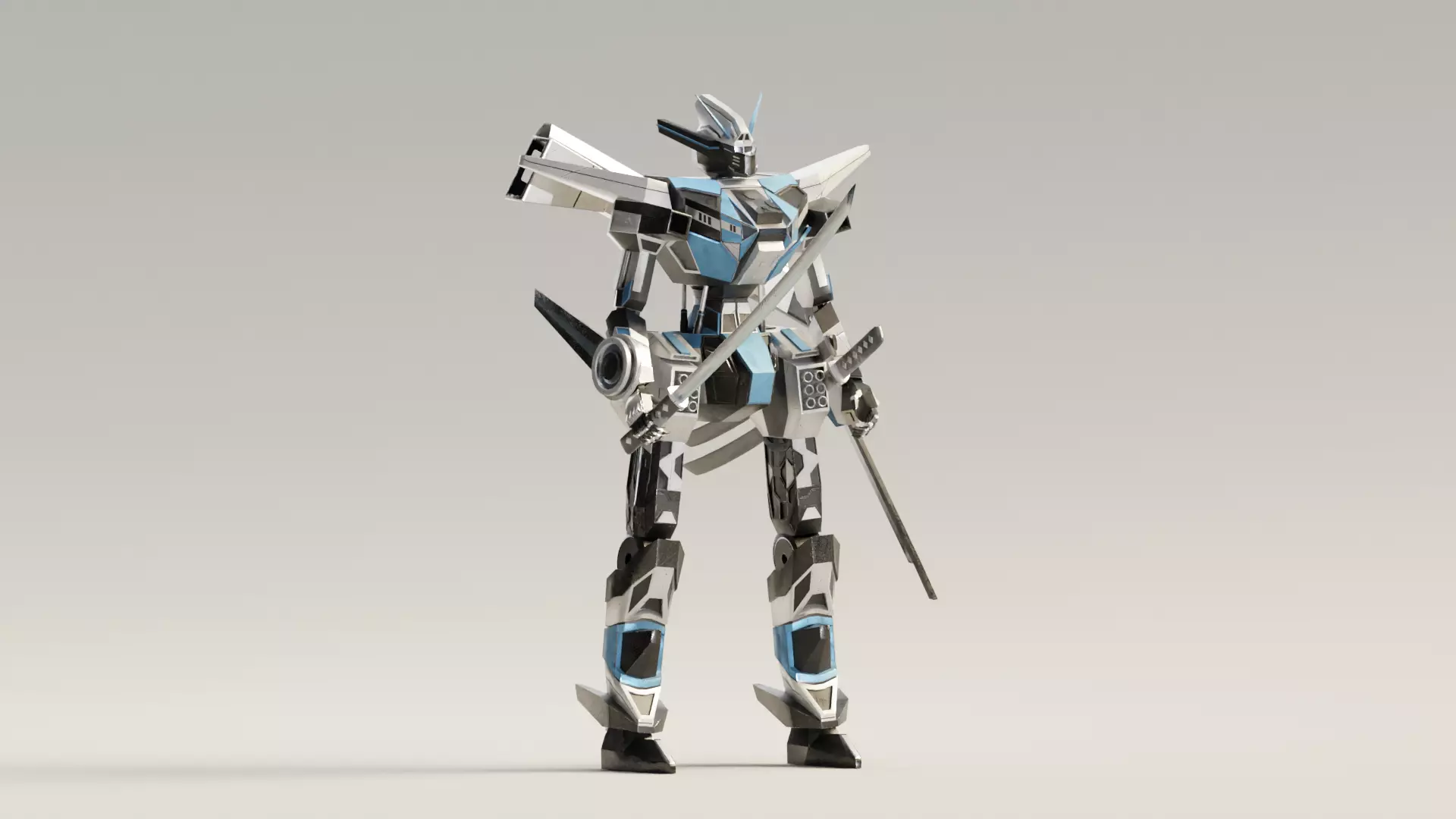 Mecha Riven 3D model_0