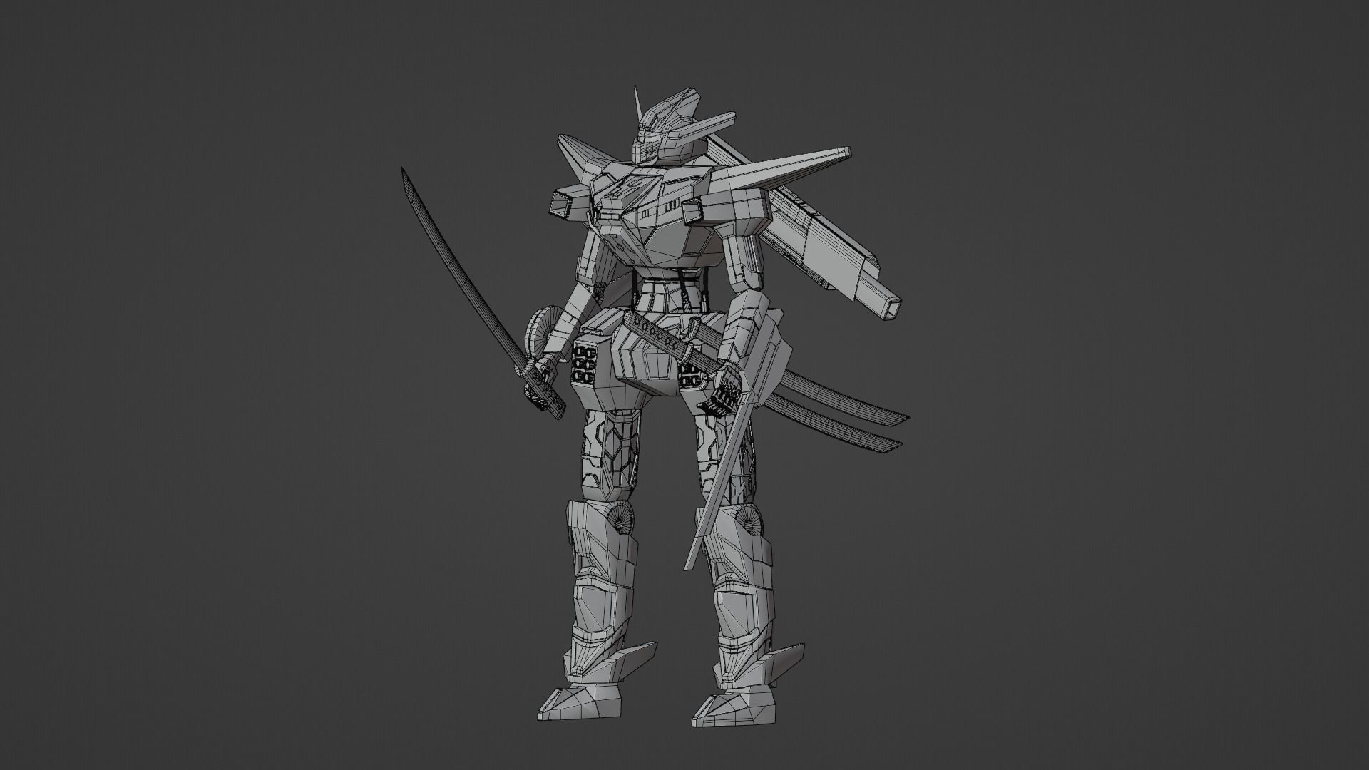 Mecha Riven 3D model_11