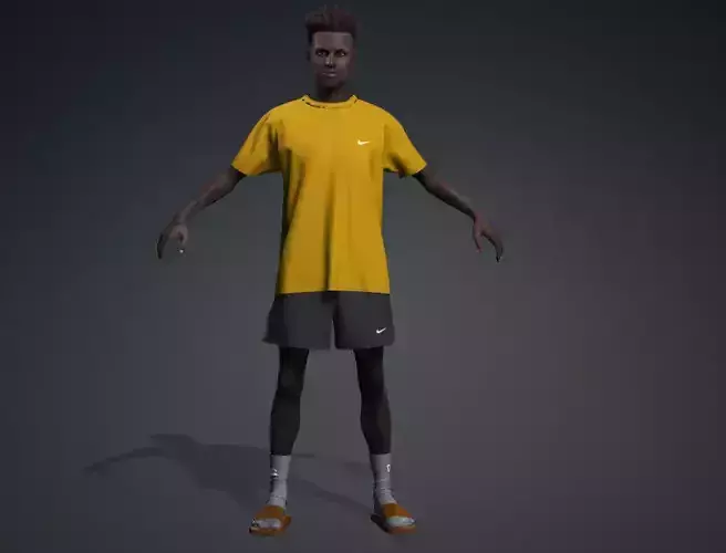Meet CHIBU - Realistic Standing Black Boy 