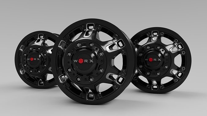 WORX BEAST CAR RIM  3D model 5