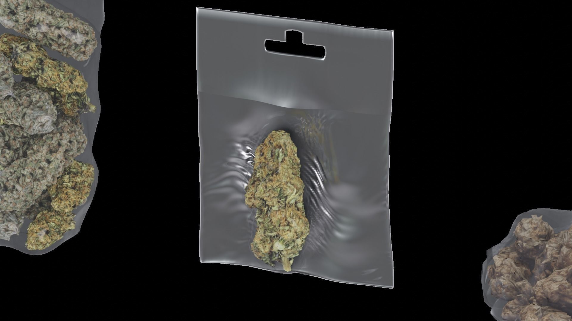 Drugs Variety Pack Low-poly 3D model_3