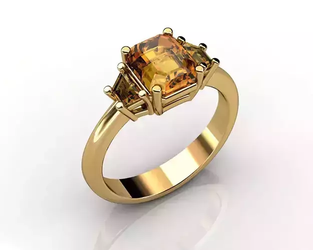 Emerald Cut Engagement Rings