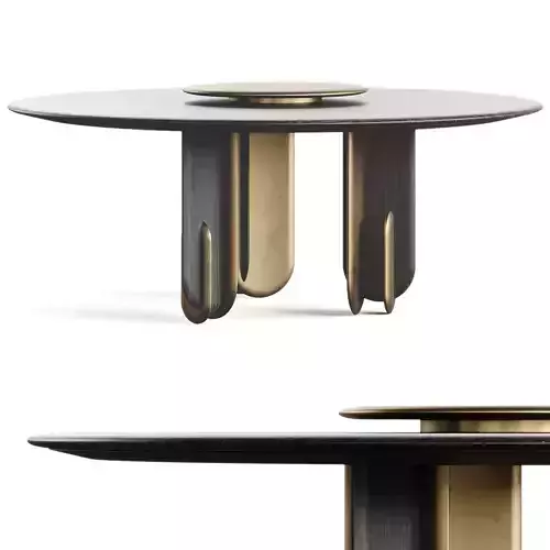 Laura Meroni Talento Round Dining Table Low-poly 3D model