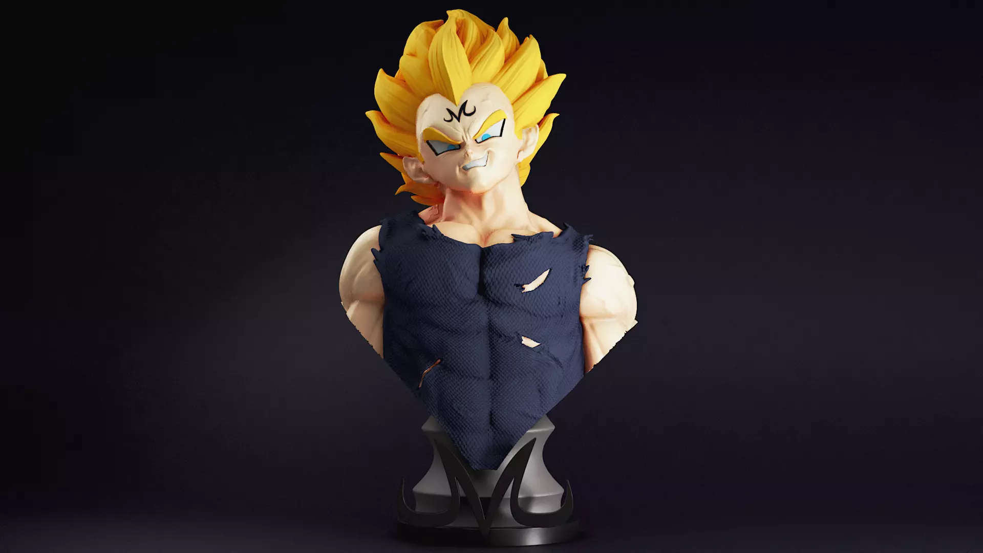 Majin vegeta 3D print model_0