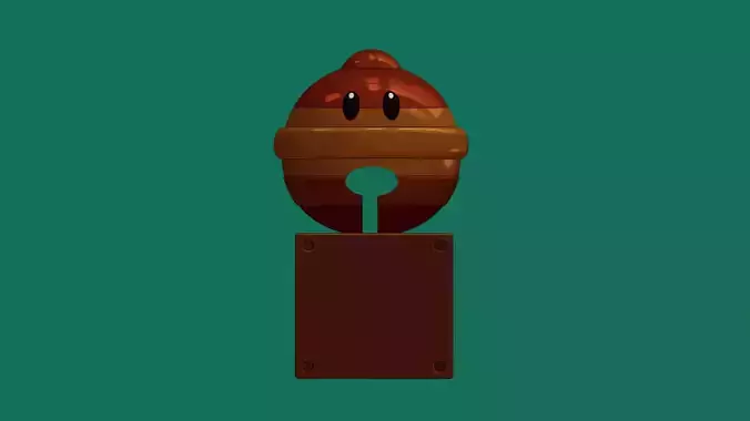 BLOCK BELL MARIO CAT 3D print model