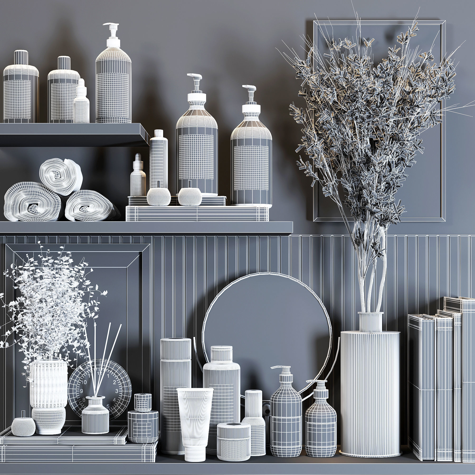 Bathroom accessories 1 3D model_1