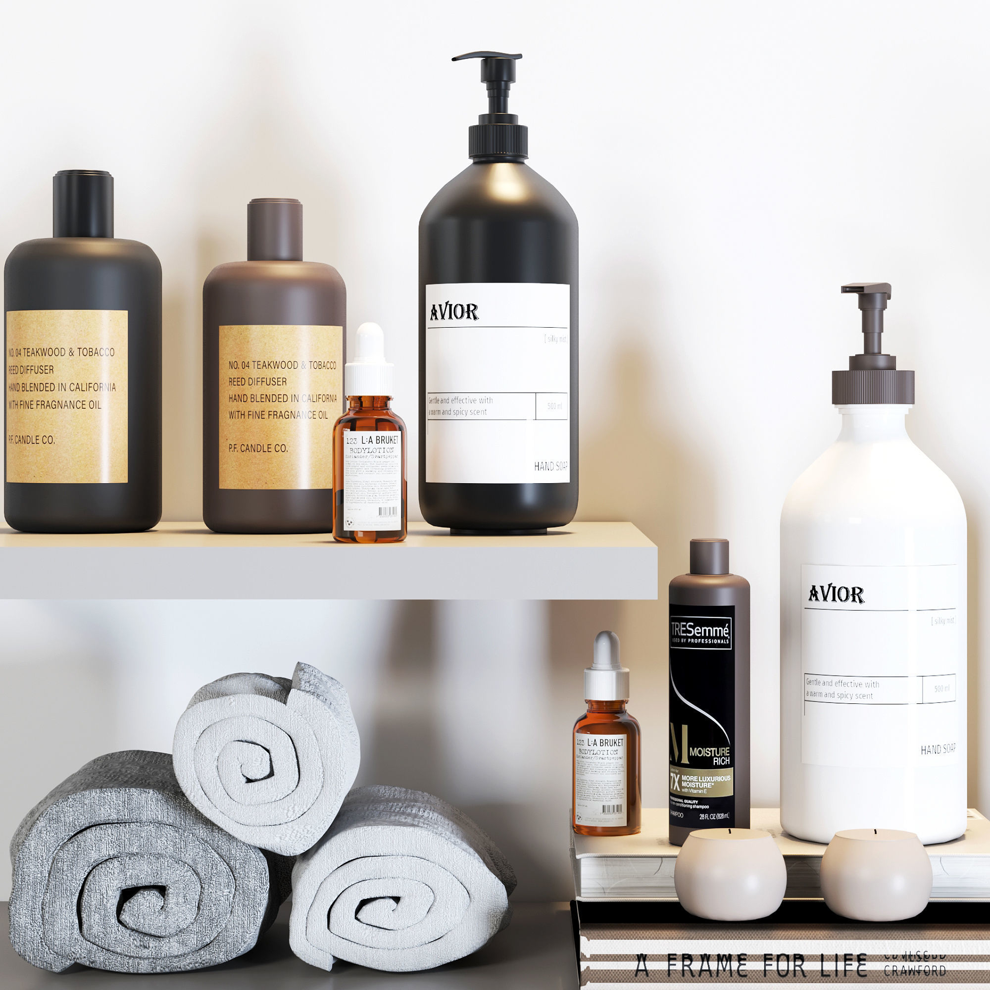 Bathroom accessories 1 3D model_2