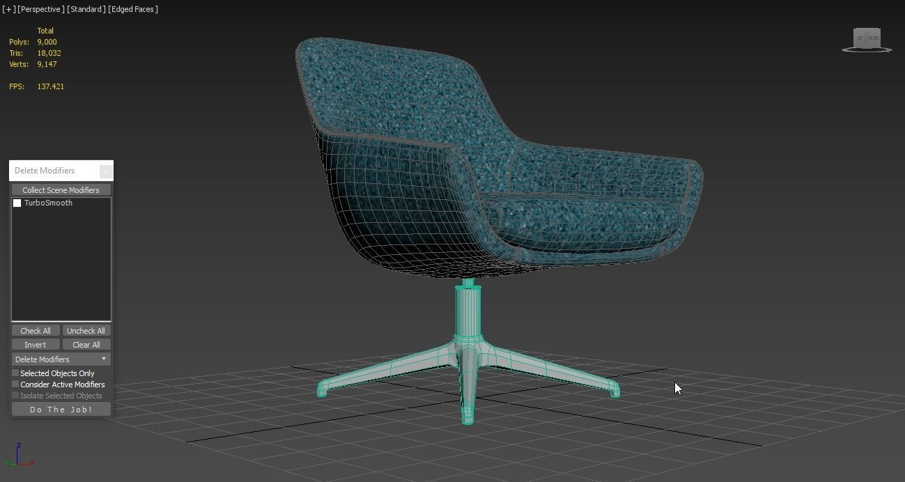 Gobi Lounge Chair 3D model_2