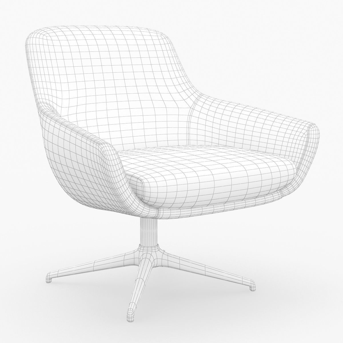 Gobi Lounge Chair 3D model_34
