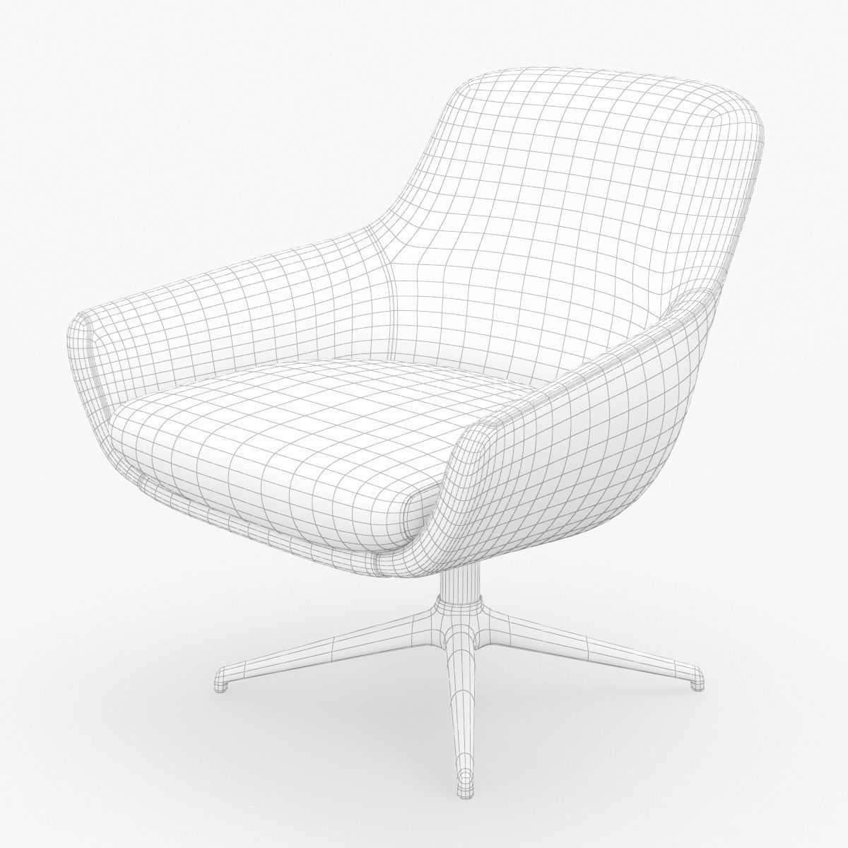 Gobi Lounge Chair 3D model_32