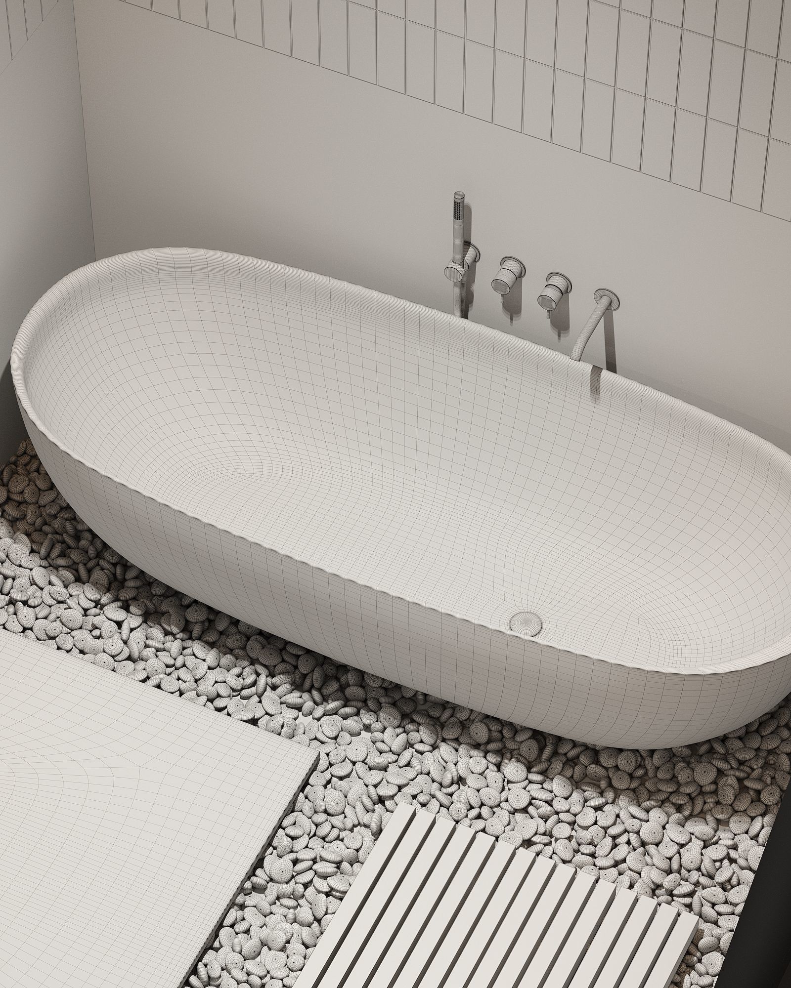 AR-22045 Case Study - Bathroom 3D Scene 3D model_13