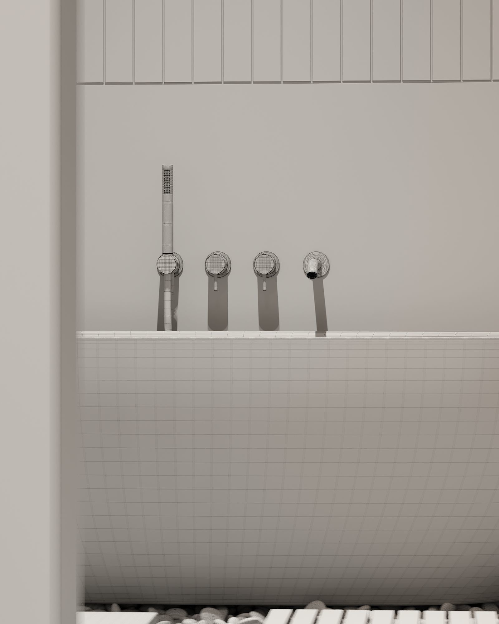 AR-22045 Case Study - Bathroom 3D Scene 3D model_11