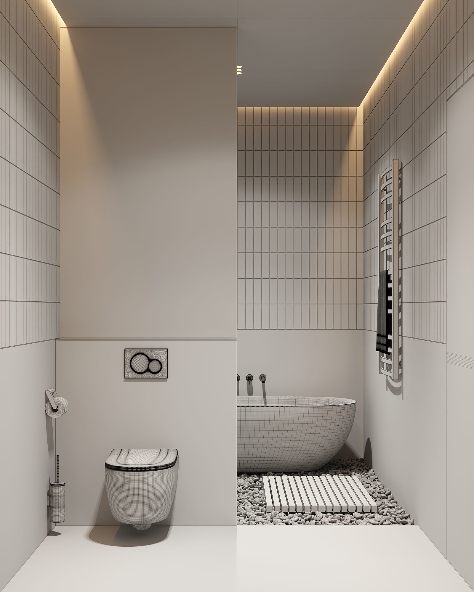 AR-22045 Case Study - Bathroom 3D Scene 3D model_6