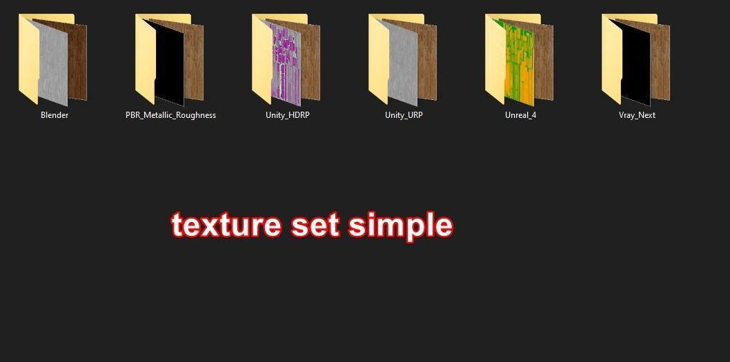Rgb gaming desk wood gaming table lowpoly game ready 3d model  Low-poly 3D model_15
