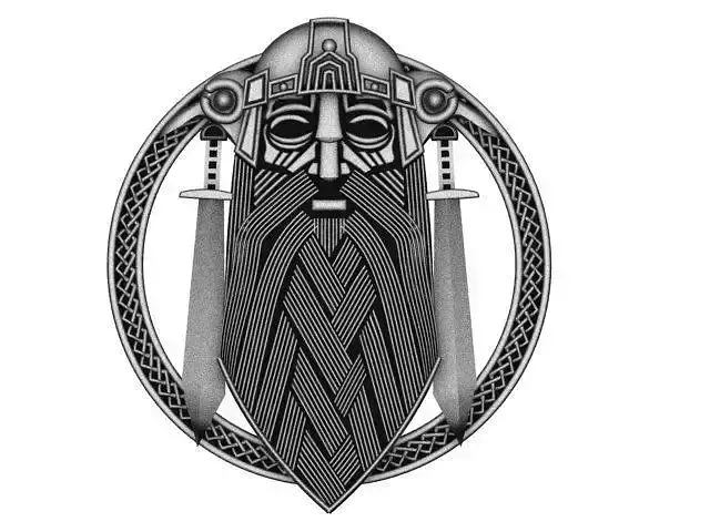 viking fighter pendant